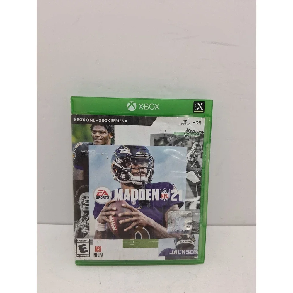 Madden NFL 21 Xbox One Xbox Series X EA Sports Football Game Disc Lamar Jackson